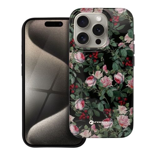 CELL F-PROTECT Mirage, katonai csepptesztelt tok, MagSafe-kompatibilis az IPHONE 15 PRO-hoz, rose drama