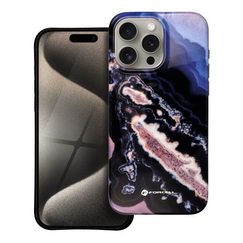 CELL F-PROTECT Mirage, katonai csepptesztelt tok, kompatibilis a MagSafe-fel az IPHONE 15 PRO MAX készülékhez, arany island