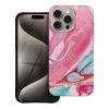 CELL F-PROTECT Mirage, katonai ejtésteszttel tanúsított tok, kompatibilis a MagSafe-dal az IPHONE 15 PRO MAX-hoz, rózsaszín márvány