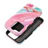 CELL F-PROTECT Mirage, katonai ejtésteszttel tanúsított tok, kompatibilis a MagSafe-dal az IPHONE 15 PRO MAX-hoz, rózsaszín márvány