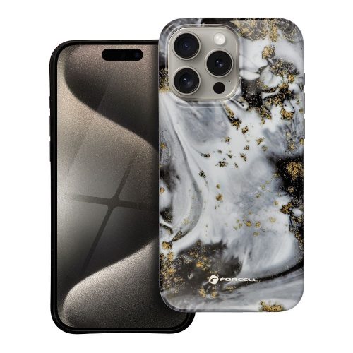 CELL F-PROTECT Mirage, katonai esésállóságú tok, MagSafe kompatibilis IPHONE 15 PRO MAX ezüsthöz