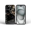 CELL F-PROTECT Mirage, katonai ejtésteszttel rendelkező tok, kompatibilis a MagSafe-fel, IPHONE 15 fekete márványhoz