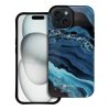 CELL F-PROTECT Mirage, katonai ütésállósággal tesztelt tok, kompatibilis a MagSafe rendszerrel, IPHONE 15 mély tenger színben