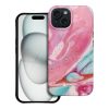 CELL F-PROTECT Mirage, katonai esési teszttel igazolt tok, kompatibilis a MagSafe-fel IPHONE 15 rózsaszín márványhoz