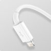 BASEUS kábel 3 az 1-ben USB A-ról Micro USB / Lightning / Type C 3,5A CAMLTYS-02 1,5 m fehér