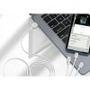BASEUS kábel 3 az 1-ben USB A-ról Micro USB / Lightning / Type C 3,5A CAMLTYS-02 1,5 m fehér