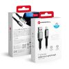 CELL F-ENERGY C257 kábel USB A - Lightning 2,4A 12W Cafule 2 m fekete