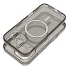 CLEAR MAG COVER tok kameravédelemmel, kompatibilis a MagSafe-dal IPHONE 16 Plushoz, fekete csillogó