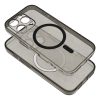 CLEAR MAG COVER tok kameravédelemmel, kompatibilis a MagSafe-dal IPHONE 16 Plushoz, fekete csillogó