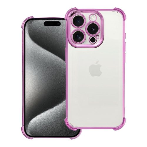 Tok ANTISHOCK ELECTRO az IPHONE 15 Pro-hoz, rózsaszín