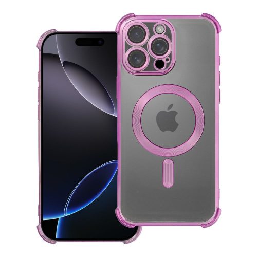 Tok ANTISHOCK ELECTRO IPHONE 16 Pro Max-hoz kompatibilis MagSafe-fel rózsaszín