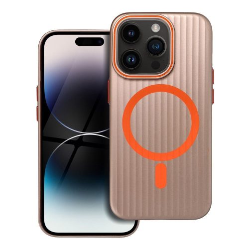 SIMPLY tok kompatibilis a MagSafe-fel IPHONE 14 Pro-hoz, titanium desert színben