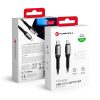 CELL F-ENERGY C259 kábel Type C to Lightning PD 3A 27W Cafule 3 m fekete