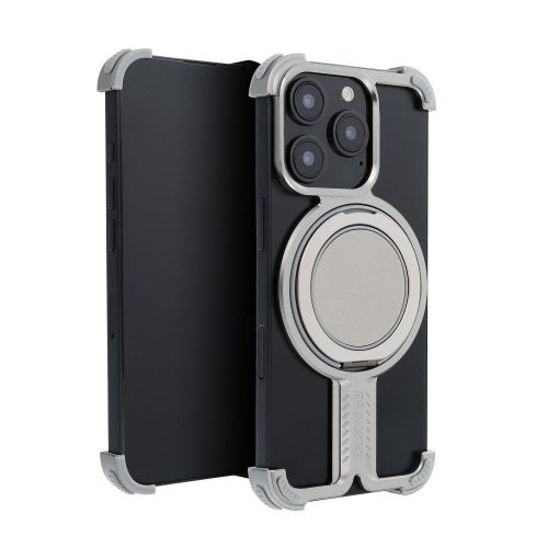 TITANIUM Bracket tok MagSafe kompatibilitással IPHONE 15-höz, ezüst