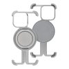 TITANIUM Bracket tok MagSafe kompatibilitással IPHONE 15-höz, ezüst