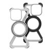 TITANIUM Escort tok MagSafe kompatibilitással IPHONE 13 / 14 készülékhez, ezüst