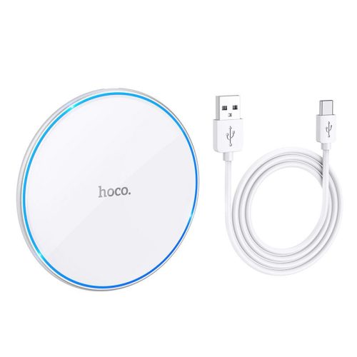Wireless charger Hoco 2A 15W with light CW6 PRO white