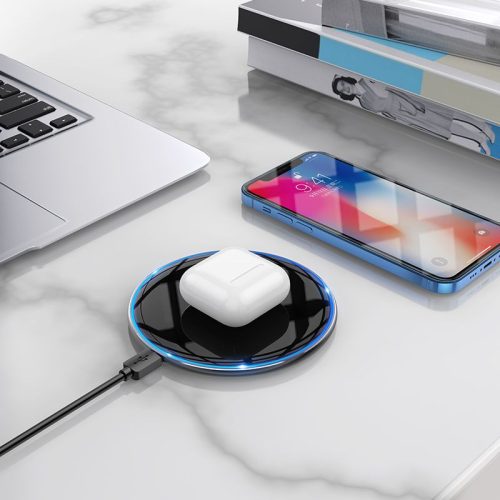 Wireless charger Hoco 2A 15W with light CW6 PRO black