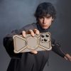 Tok TITANIUM Bracket kompatibilis a MagSafe-fel IPHONE 13 / 14 számára sivatagi arany színben