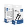 kék STAR cable USB A to Lightning 2A 12W DC99I 1 m fekete