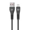 kék STAR cable USB A to Lightning 2A 12W DC99I 1 m fekete