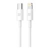 kék STAR kábel Type C to Lightning 2A 12W QC3.0 PA-X12 1 m fehér