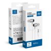 kék STAR vezetékes fülhallgató Jack 3,5 mm-es mikrofonnal M09 1,2 m fehér