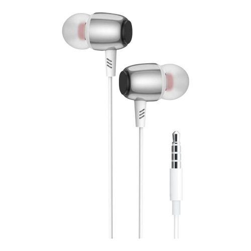 kék STAR vezetékes fülhallgató Jack 3,5 mm-es mikrofonnal M09 1,2 m fehér