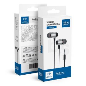   kék STAR vezetékes fülhallgató Jack 3,5 mm mikrofonnal M09 1,2 m fekete
