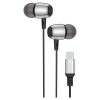 kék STAR vezetékes fülhallgató Type C (DAC) mikrofonnal M09C 1,2 m fekete