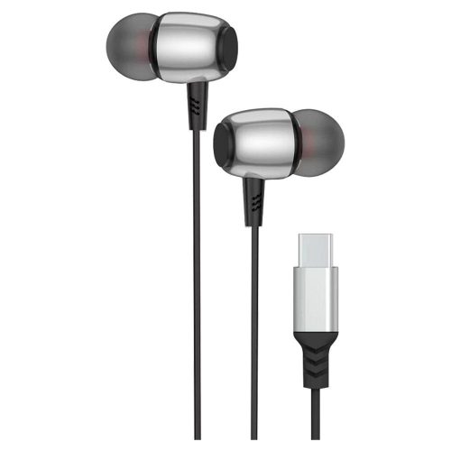 kék STAR vezetékes fülhallgató Type C (DAC) mikrofonnal M09C 1,2 m fekete