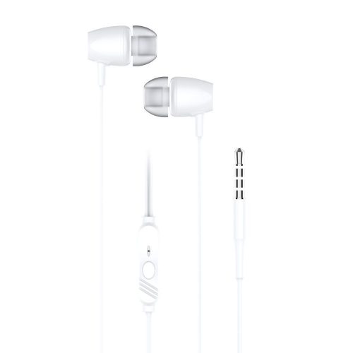 kék STAR vezetékes fülhallgató Jack 3,5 mm mikrofonnal PA-E67 1,2 m fehér