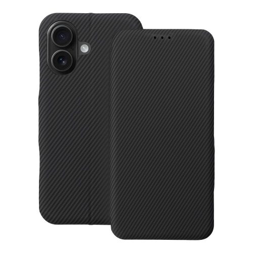 FOLIO Side Magnet könyvtok IPHONE 16-hoz, fekete