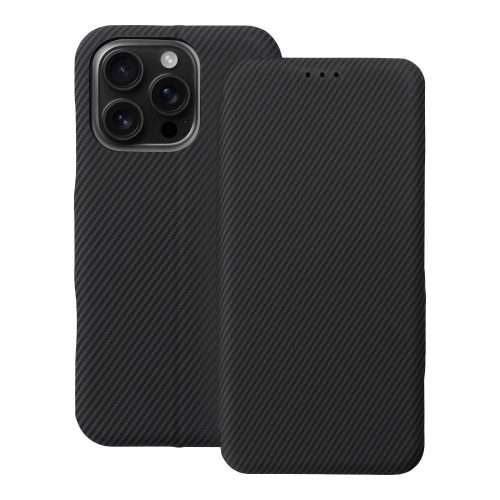 FOLIO Side Magnet könyvtok IPHONE 16 PRO-hoz fekete