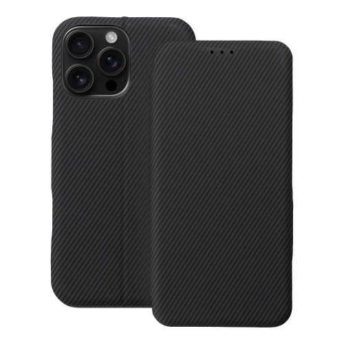 FOLIO Side Magnet könyv tok IPHONE 16 PRO MAX-hoz fekete