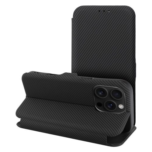 FOLIO Side Magnet könyvtok az IPHONE 15 PRO-hoz, fekete