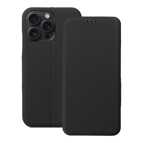 FOLIO Side Magnet könyvtok az IPHONE 15 PRO MAX készülékhez, fekete