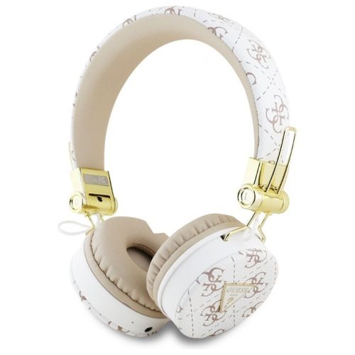 GUESS vezeték nélküli fejhallgató bluetooth ENC GUBH70E4PTMH (PU 4G Triangle Round Shape) fehér