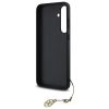 GUESS tok SAMSUNG S24 FE készülékhez GUHCS24FEGF4GGR (HC PU 4G Charm) szürke