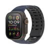 DUX DUCIS strap CS mágneses szilikon Apple Watch 42/44/45/46/49mm kék fekete