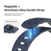 DUX DUCIS strap CS mágneses szilikon Apple Watch 42/44/45/46/49mm kék fekete