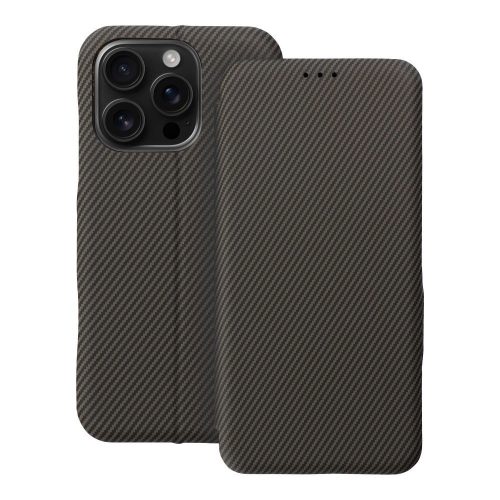 FOLIO Side Magnet könyv tok IPHONE 16 PRO-hoz barna