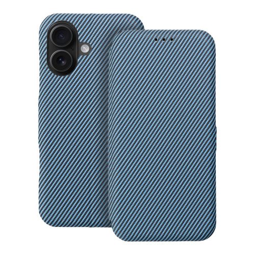 FOLIO Side Magnet könyvtok IPHONE 16-hoz, kék