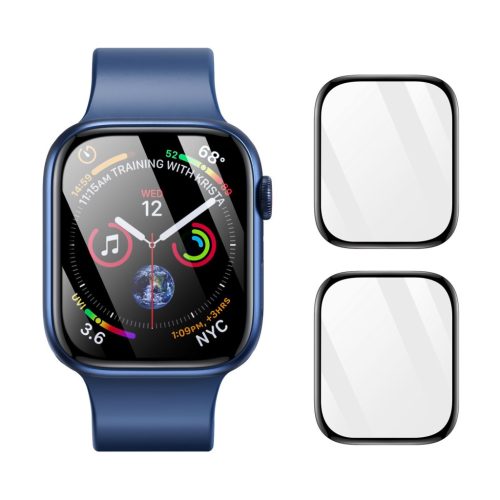 DUX DUCIS protector LCD PMMA kerettel Apple Watch 10 42 mm készülékhez, fekete
