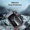 DUX DUCIS tok TAMO Apple Watch series 10 42 mm-hez, átlátszó feketével