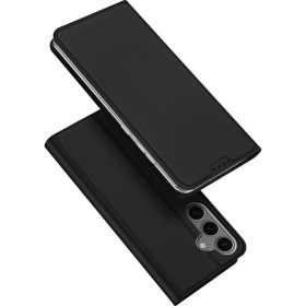 DUX DUCIS pénztárca Tok SKIN PRO  SAMSUNG S25 Plus fekete
