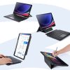 DUX DUCIS tok DK összecsukható, háttérvilágítással ellátott vezeték nélküli billentyűzettel SAMSUNG Tab S10 Plus/S9 Plus/S9 FE Plus készülékekhez, fekete