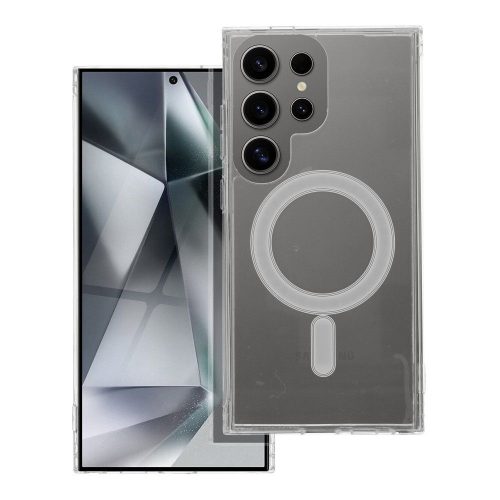 CLEAR MAG COVER tok kompatibilis a MagSafe-fel SAMSUNG A56-hoz, átlátszó