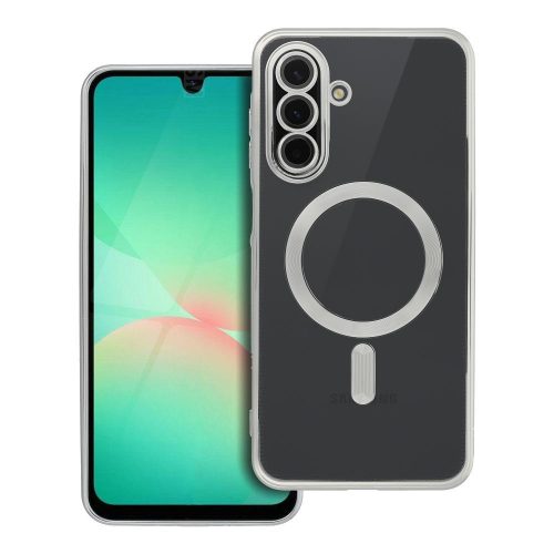 ELECTRO MAG COVER tok, kompatibilis a MagSafe rendszerrel, SAMSUNG A26 készülékhez, ezüst színben