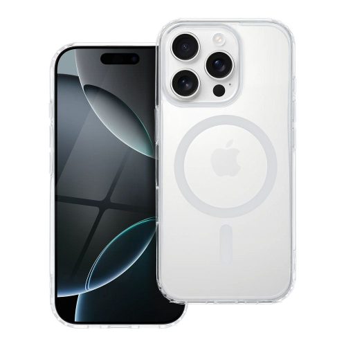 Drop Glue Színes Gyűrűs Mag Fedelet MagSafe kompatibilitással IPHONE 16-hoz fehér